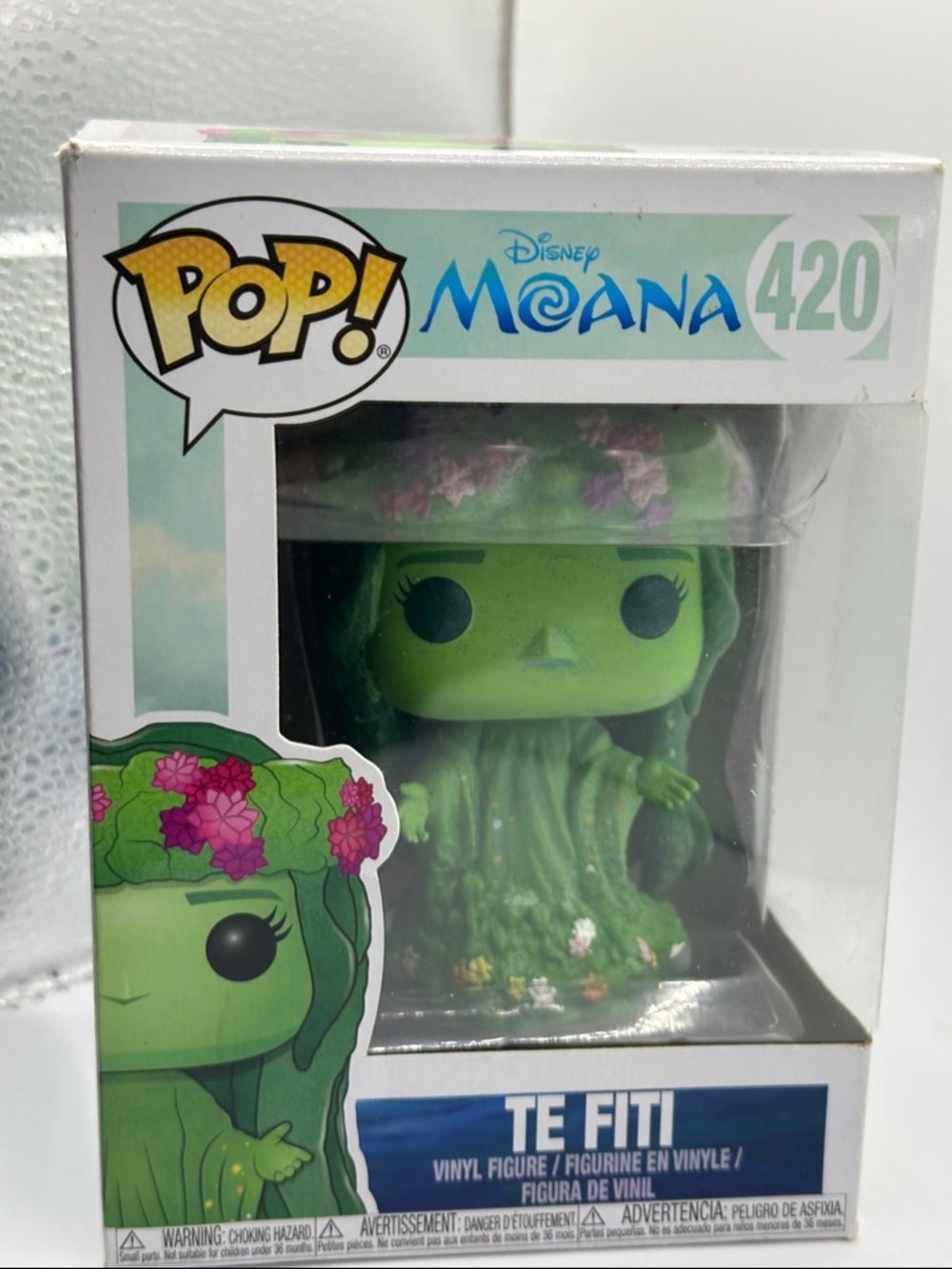 Funko Pop! Te Fiti Green with Pink Floral Crown Vinyl Figure Moana